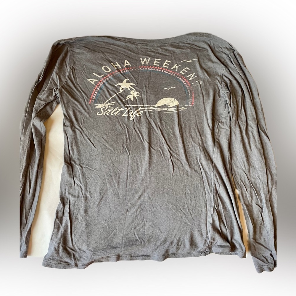 Salt life long sleeve tee